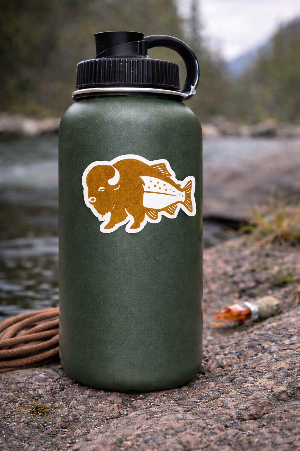 Buffalo Trout Sticker (3")