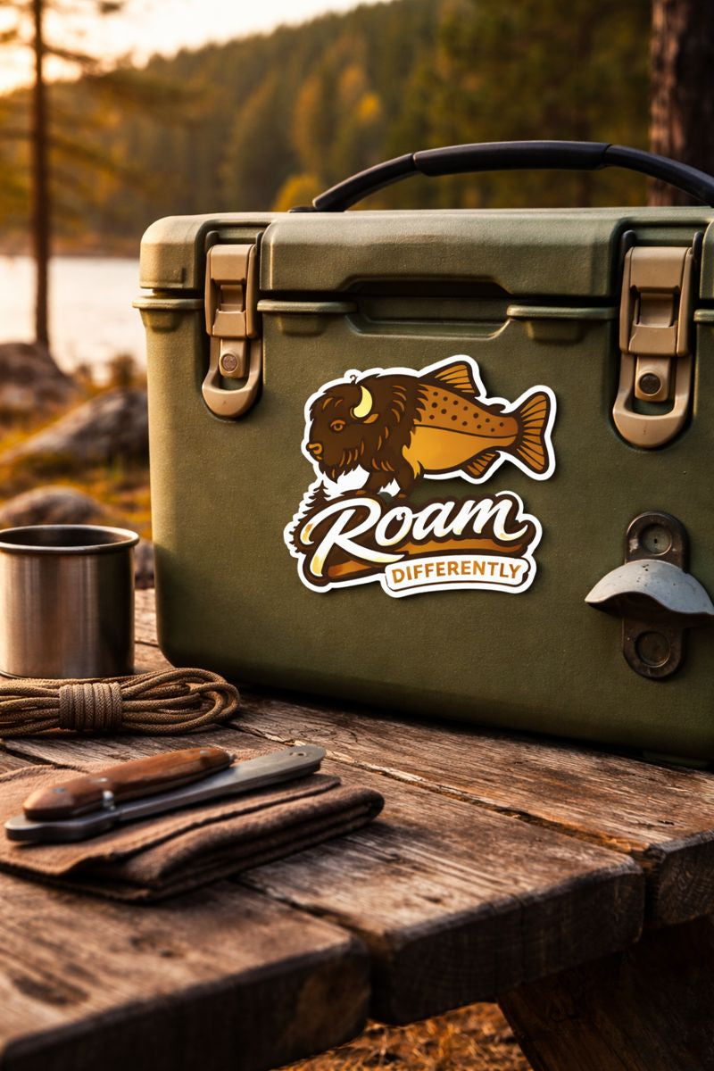 Roam Differently Sticker