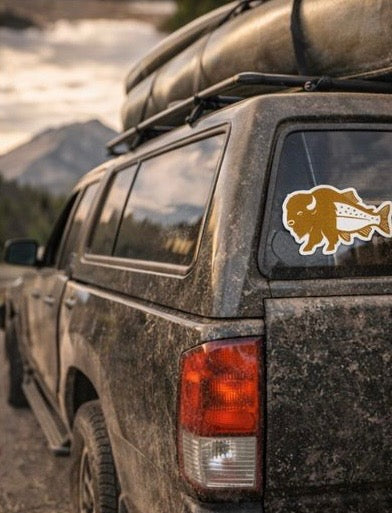 Buffalo Trout Sticker (3")